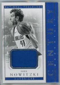 2017-18 Panini National Treasures Dirk Nowitzki Century Materials GU Patch /49 - Picture 1 of 2