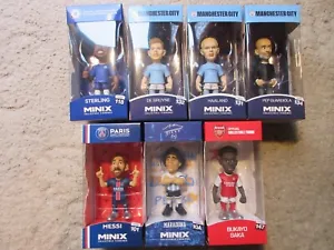 Minix Footballl Figurines Choose From List  Man City Chelsea Arsenal Liverpool - Picture 1 of 15