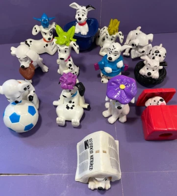 13 McDonalds Walt Disney 101 Dalmatians Happy Meal Figures Toys No Duplicates - Image 1 of 4