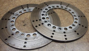 1986 Kawasaki Vulcan VN750 VN 750 Front Disk Brake Rotor Wheel Rim Left Right 86 - Picture 1 of 2