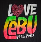 I Love Cebu Philippines Lechon Filipino T Shirt Adult Size M  NEW