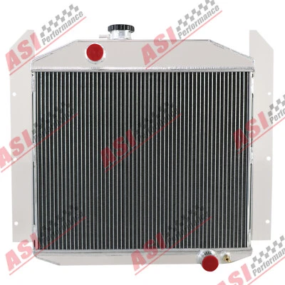 Radiador de 4 filas 62 mm para Studebaker 2R10 1949-1952 2,8 L l6 gas aluminio Foto 1 de 4