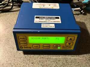 Scilog SciPres Pressure Monitor Meter With A/C Adapter And Sensor Cables - Picture 1 of 6