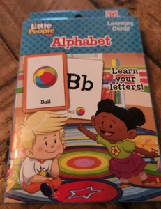 Fisher Price Little People Alphabet Learning Flash Cards USA - Picture 1 of 2