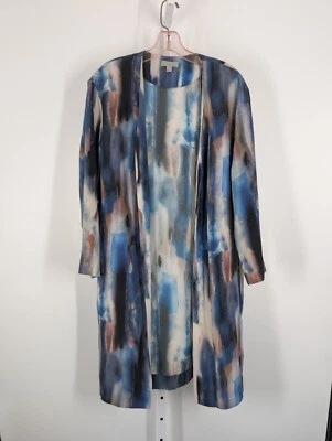 Cárdigan Chaqueta COS Tie-dye Silk Lab Art Light Talla Abierta 34 EU 4 EE. UU. Calzoncillo Kimono Foto 1 de 4