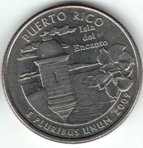 USA - 2009D - Washington ¼ $ - Puerto Rico - Low Mintage - #19753 - Picture 1 of 2