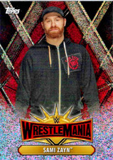 Topps WWE CHAMPIONS  WRESTLEMANIA 2019  RED FOIL CARDS WM1 TO WM50 CHOOSE