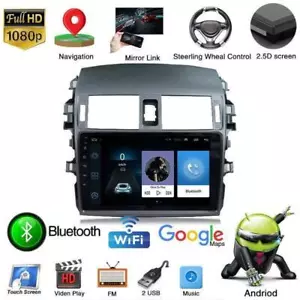 Android 10.1 Car Stereo Radio GPS Navi Wifi Player For Toyota Corolla 2007-13 - Picture 1 of 12