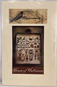 Cross Stitch Chart House Of Halloween ~ Nikyscreations - Picture 1 of 2