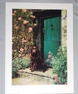 Jessica Holm Labrador "The Sentry"  Signed Numbered Lithograph w/COA #83/550 - Picture 1 of 10