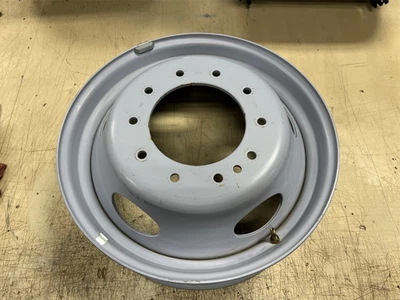 New takeoff 05-25 Ford F-450 F-550  10 Lug 19.5" x 6" Steel Gray Dually Wheel - Image 1 of 4
