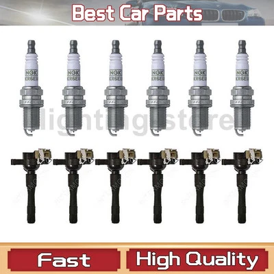 Bobina de encendido bujía 12X NGK encendido estándar para BMW 320i 2001 2001 Foto 1 de 4