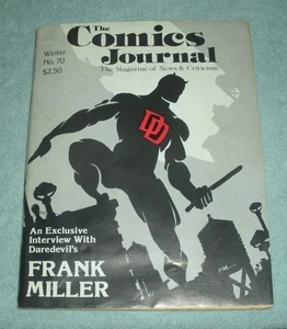 The Comic Journal #70  FRANK MILLER DAREDEVIL 1982 / VF75 - Picture 1 of 13