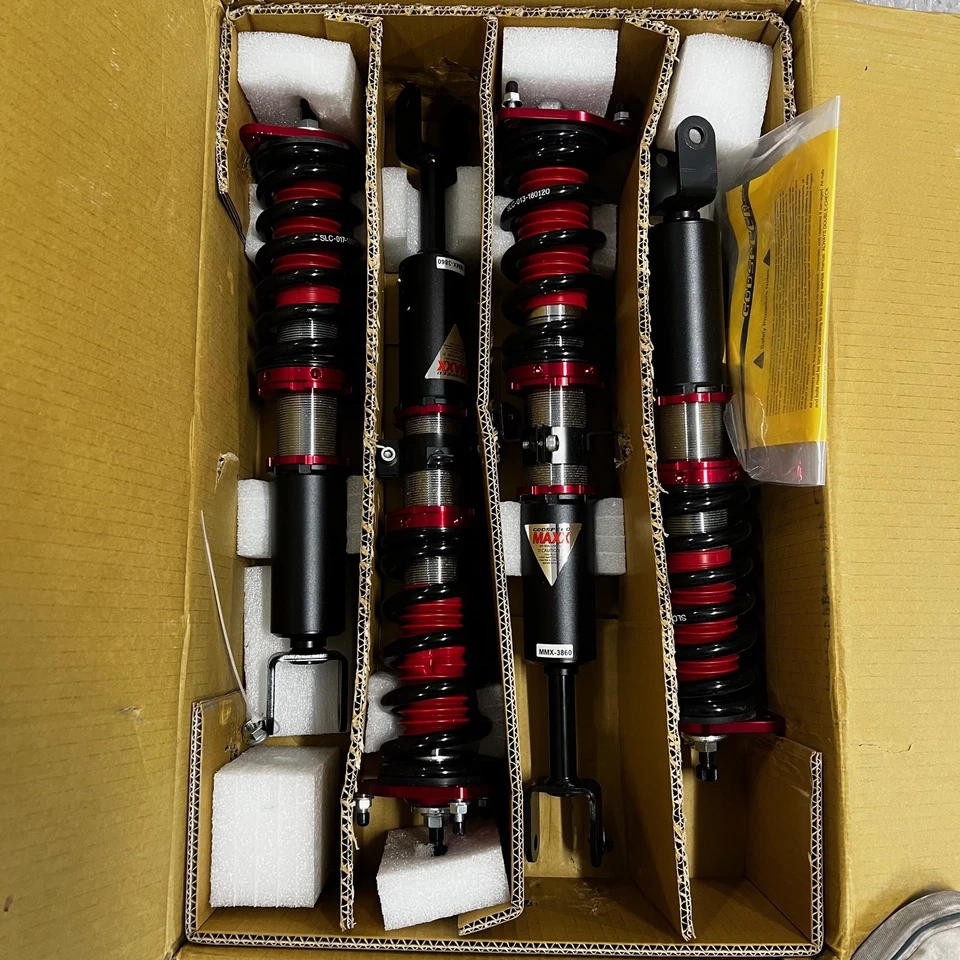OPEN BOX Godspeed MAXX True Rear Adjustable Coilover Kit For 03-09 Nissan 350z - Image 1 of 4