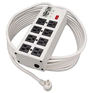 Tripp Lite Isobar Metal Surge Suppressor 8 Outlets 25 ft Cord 3840 Joules Light - Picture 1 of 2