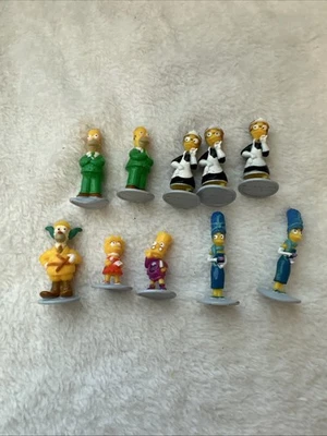 LOT OF 10-The Simpsons Clue Replacement Game Pieces Character Figures - Image 1 of 4