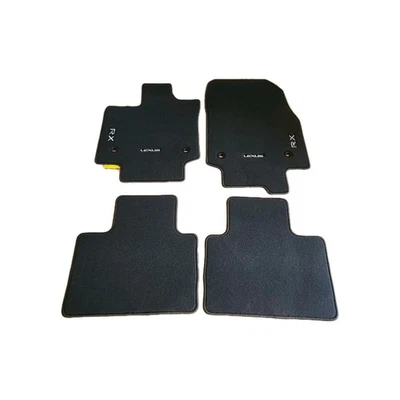 Lexus RX 350 23/24 Logo OEM Mat Set 4-Piece Black Floor STB 58500-YYE90-C0 New - Изображение 1 из 4