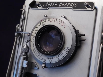 Graflex Speed Graphic 4x5 **NO HALLAZGO INMOBILIARIO ** Probado Completamente Funcionando LISTO + Foto 1 de 4