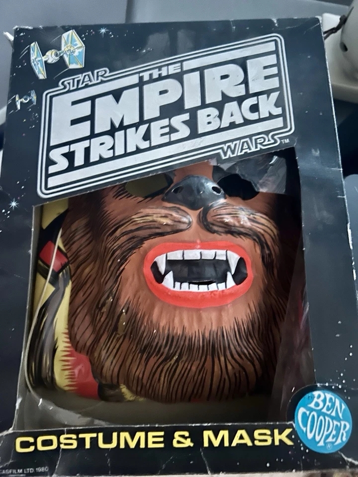 Disfraz de Chewbacca Star Wars vintage nuevo en caja.  80’s Foto 1 de 4