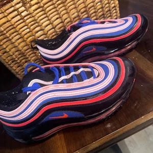 Nike Air Max 97 GS Schwarz Pink Racer Blau Größe 6Y - Bild 1 von 8
