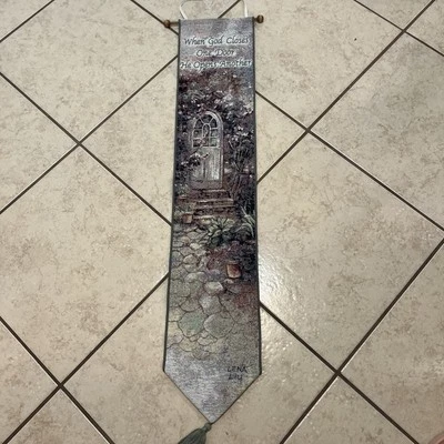 Lena Liu When God Closes One Door Religious Door/Wall/Tapestry Hanging - Image 1 of 4