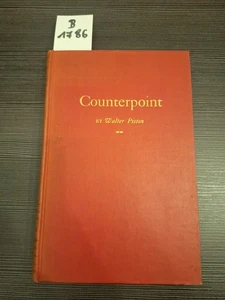 1947 Counterpoint by Walter Piston Musical Hard Back First Edition - Bild 1 von 5