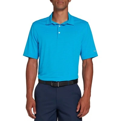 Polo de golf Walter Hagen a rayas con textura esencial para hombre - Precio de venta sugerido por el fabricante $55 - ¡Nuevo con etiquetas! Foto 1 de 4