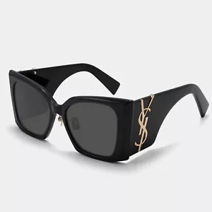 NEW Black Large Rim Sunglasses Gold M119/F BLAZE High Quality Best Gift HOT!!! - Picture 1 of 8
