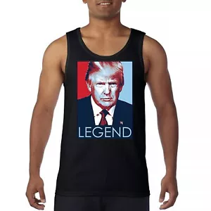 Donald Trump the Legend Tank Top President MAGA Make America First Men's Top - Picture 1 of 43