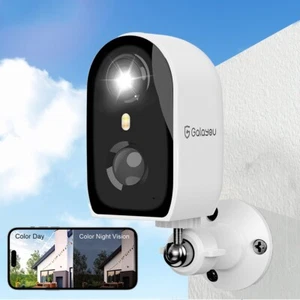 Galayou 2K 3MP Wireless Battery Security Camera Color Night Vision AI Detection - Picture 1 of 14