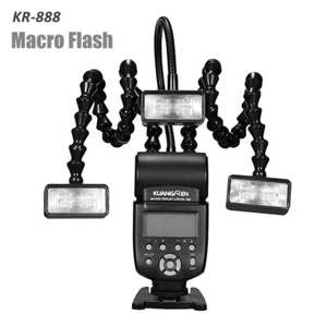KR-888 Macro Flash Light LED Speedlite for Canon Nikon Sony Panasonic Olympus - Picture 1 of 6