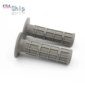 CNC Rubber Handle bar Hand Grip 7/8" Motorcycle throttle ATV Dirt Bike 8Colors - Picture 1 of 17