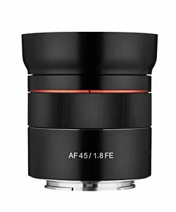 Samyang Rokinon AF 45mm f/1.8 FE Lens for Sony E  + Sony Filtr - Picture 1 of 6