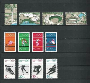 Bund, BRD, Blockeinzelmarken  von 1971 / 72, postfrisch ** , zur Auswahl - Bild 1 von 6