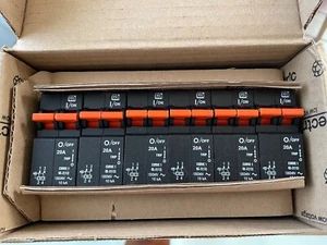 Set of 6 - CBi MidNite Solar MNEAC15-2P 15A Circuit Breakers - Picture 1 of 5