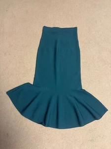 8 BY YOOX MAXI SKIRT, turquise, M - Picture 1 of 4