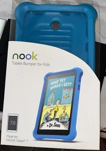 Nook Tablet Bumper for Kid Tablet 7"Scuba Blue Color New Cover + FAST SHIPPING! - Picture 1 of 6