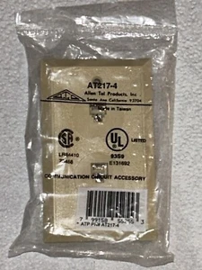 Allen Tel Products Inc. AT217-4 Flush Mount 2 Port Phone Wall Jack - Zdjęcie 1 z 2