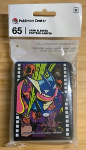 Pokemon Center Official Sleeves (x65) Greninja Midnight Agent - New 🇺🇸 - Picture 1 of 2