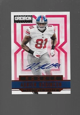 2012   Adrien Robinson, Panini Gridiron, Rookie, Autograph, Numbered 17/99 - Image 1 of 2
