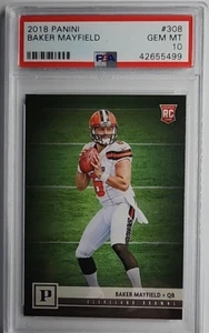 2018 BAKER MAYFIELD ROOKIE GEM 10 PSA!TAMPA BAY BUCS! CHECK OUR NEW STORE ITEMS! - Picture 1 of 3