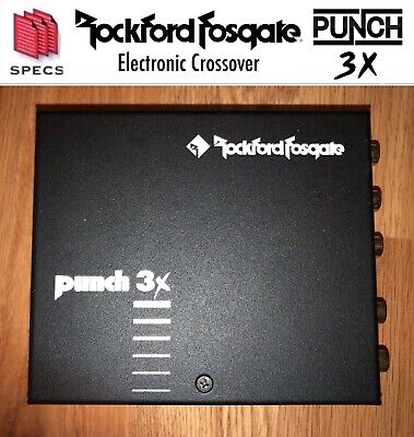 ROCKFORD PUNCH 3X - Electronic Crossover (elektr. Frequenzweiche) • 3-Wege • 30€