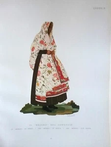 1900 COSTUME IL MESERO DEL GENOVESE - Imagen 1 de 1