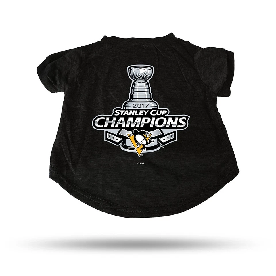 NHL Official Team Logo 100% Cotton Pet Dog T-Shirt (S-XL) by Rico Industries - Image 1 of 1