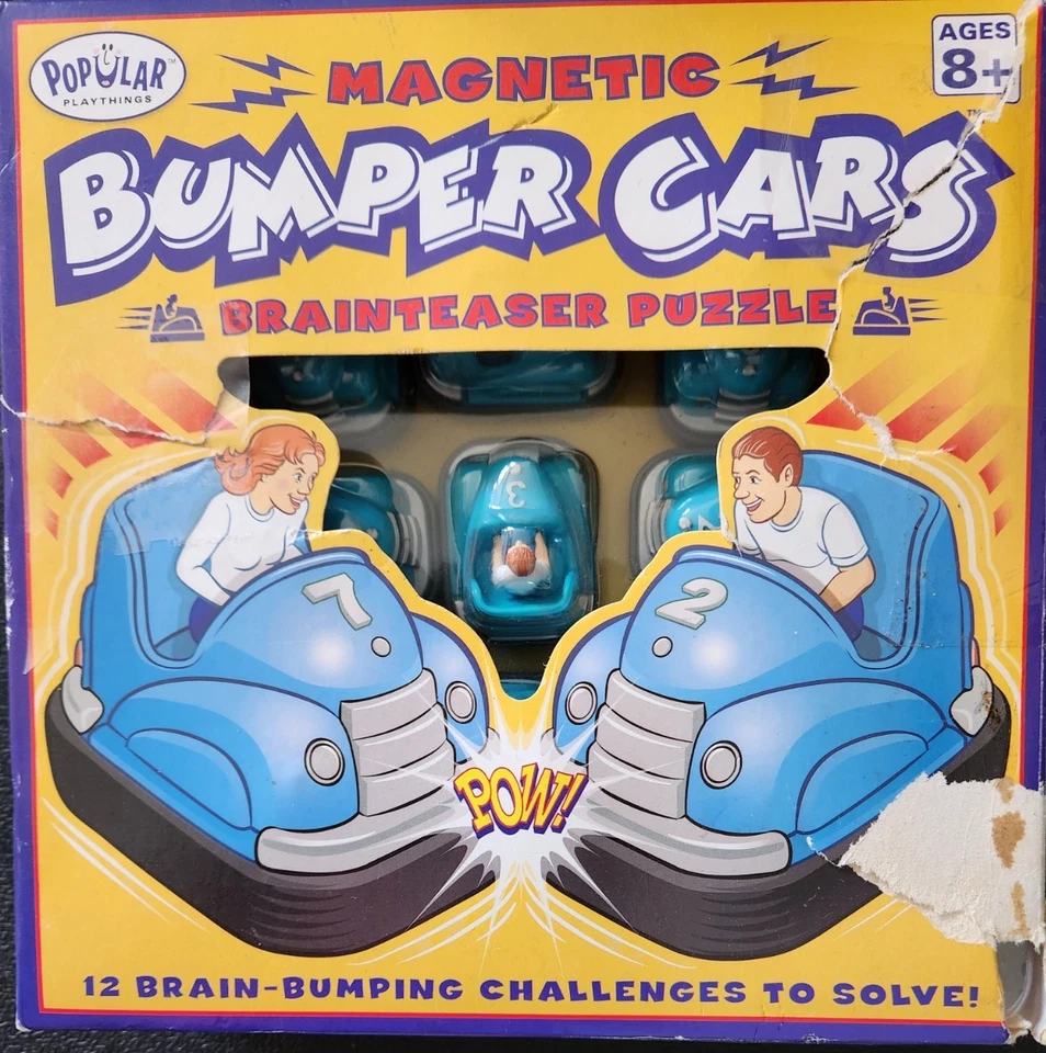 全新 流行玩具 磁性保险杠 汽车 脑部预告拼图 — 第 1/4 张图片