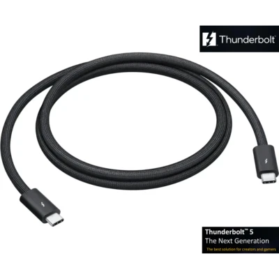 New 2024 Apple - Thunderbolt 5 (USB-C) Pro Cable (1m) 3.3ft - Image 1 of 3