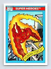 1990 Marvel Universe Human Torch #33 Comic Book Card