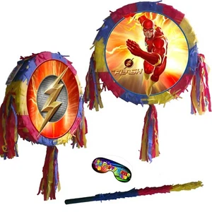 The Flash comic superhero Piñata Smash Party Fun Stick Red justice league DC UK - Picture 1 of 4