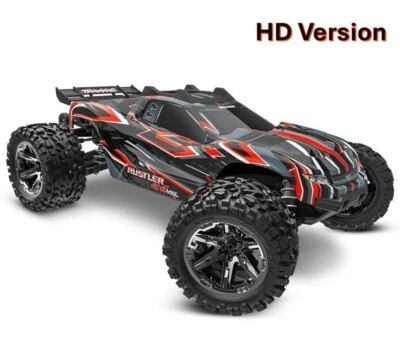 Traxxas 67376-4 Rustler 4x4 VXL HD 3S rot 110km/h Truggy - Bild 1 von 4