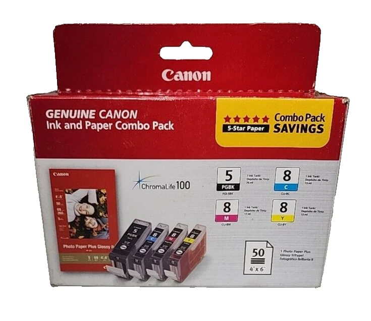 Combo de tinta y papel Canon ip3300 UPC 6068502041 Foto 1 de 4